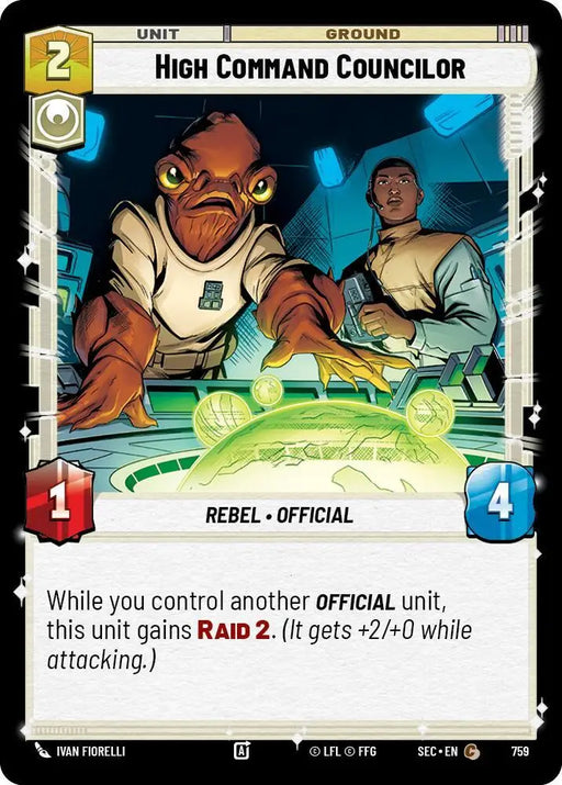 High Command Councilor (Foil) (759) [Secrets of Power]