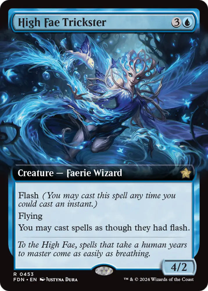 High Fae Trickster (Extended Art) [Foundations] - MTG Single