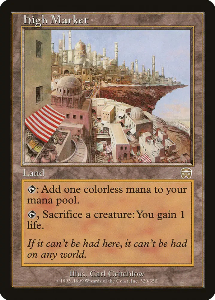 High Market [Mercadian Masques] - MTG Single