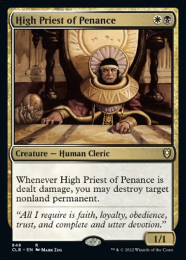 High Priest of Penance [Commander Legends: Battle for Baldur’s Gate] - MTG Single