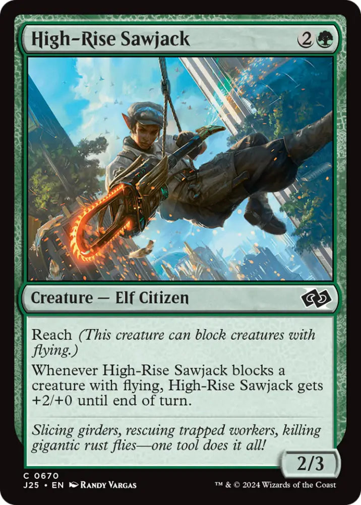 High-Rise Sawjack [Foundations Jumpstart] - MTG Single