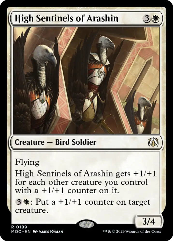 High Sentinels of Arashin [March of the Machine Commander] - MTG Single