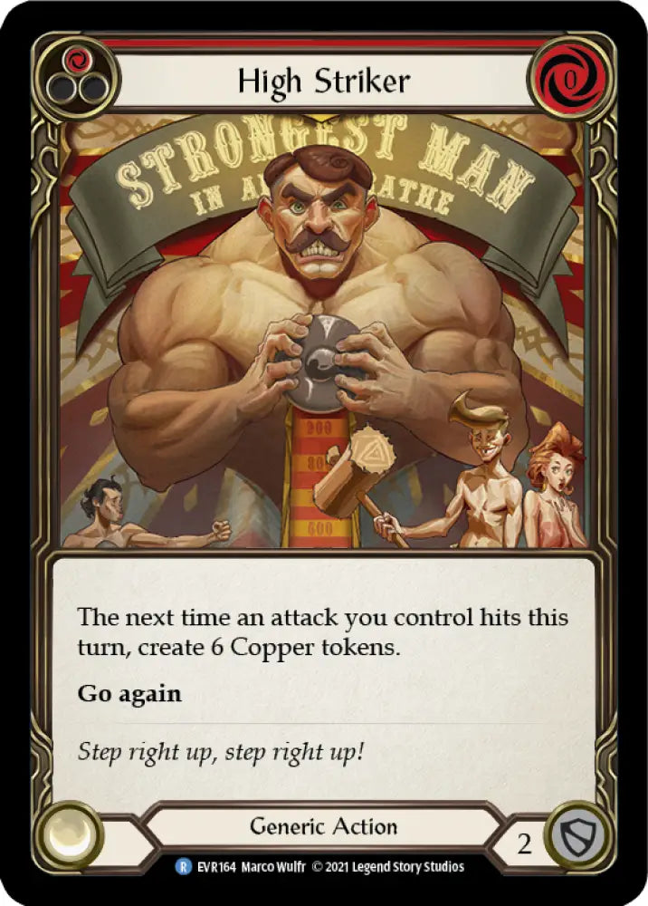 High Striker (Red) [Everfest] 1st Edition Rainbow Foil - Flesh And Blood Single