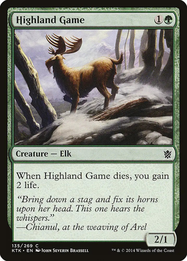Highland Game [Khans of Tarkir] - MTG Single