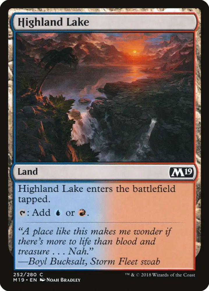Highland Lake [Core Set 2019] - MTG Single