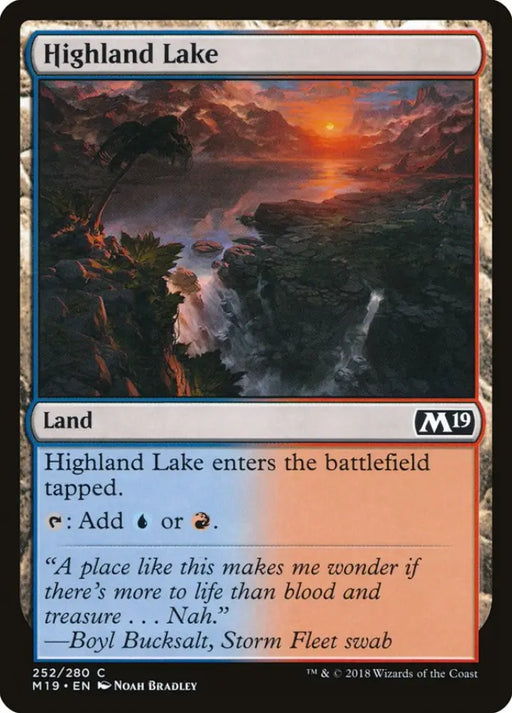 Highland Lake [Core Set 2019] - MTG Single