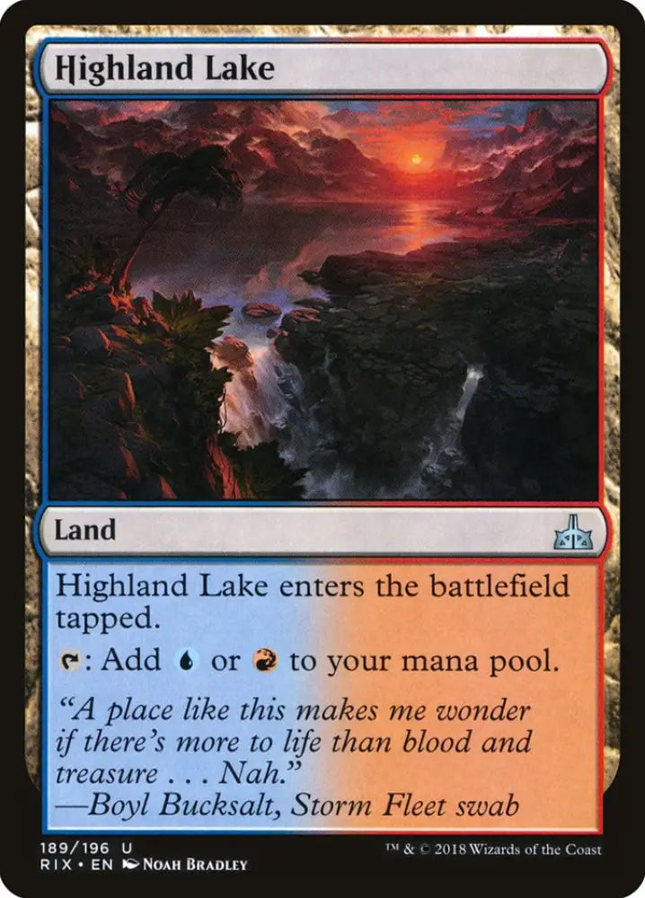 Highland Lake [Rivals of Ixalan] - MTG Single