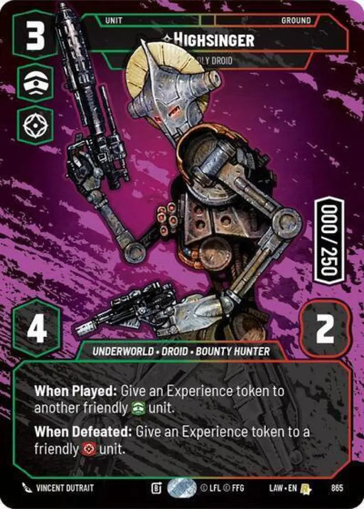 Highsinger - Deadly Droid (Serialized) (865) [A Lawless Time]