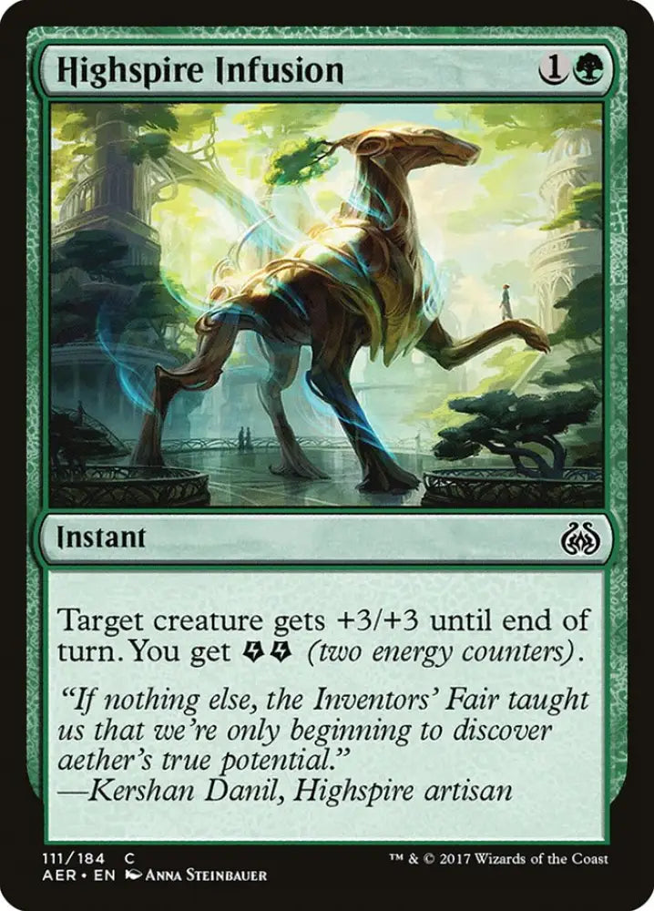 Highspire Infusion [Aether Revolt] - MTG Single