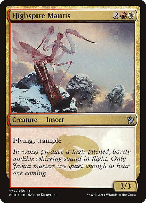 Highspire Mantis [Khans of Tarkir] - MTG Single