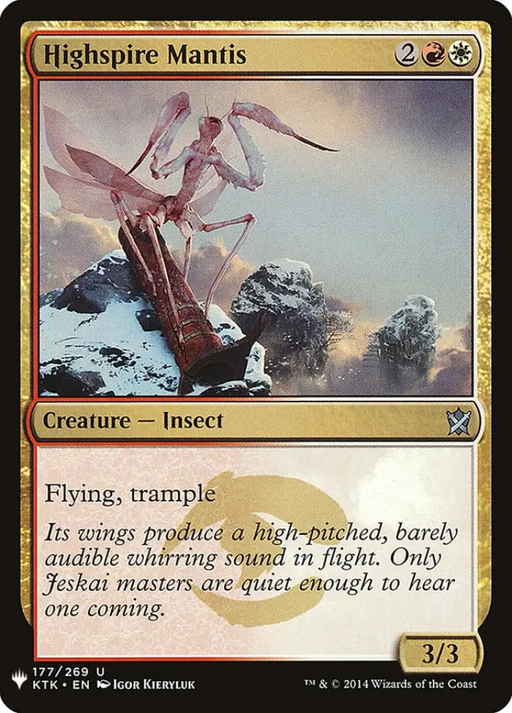 Highspire Mantis [Mystery Booster] - MTG Single