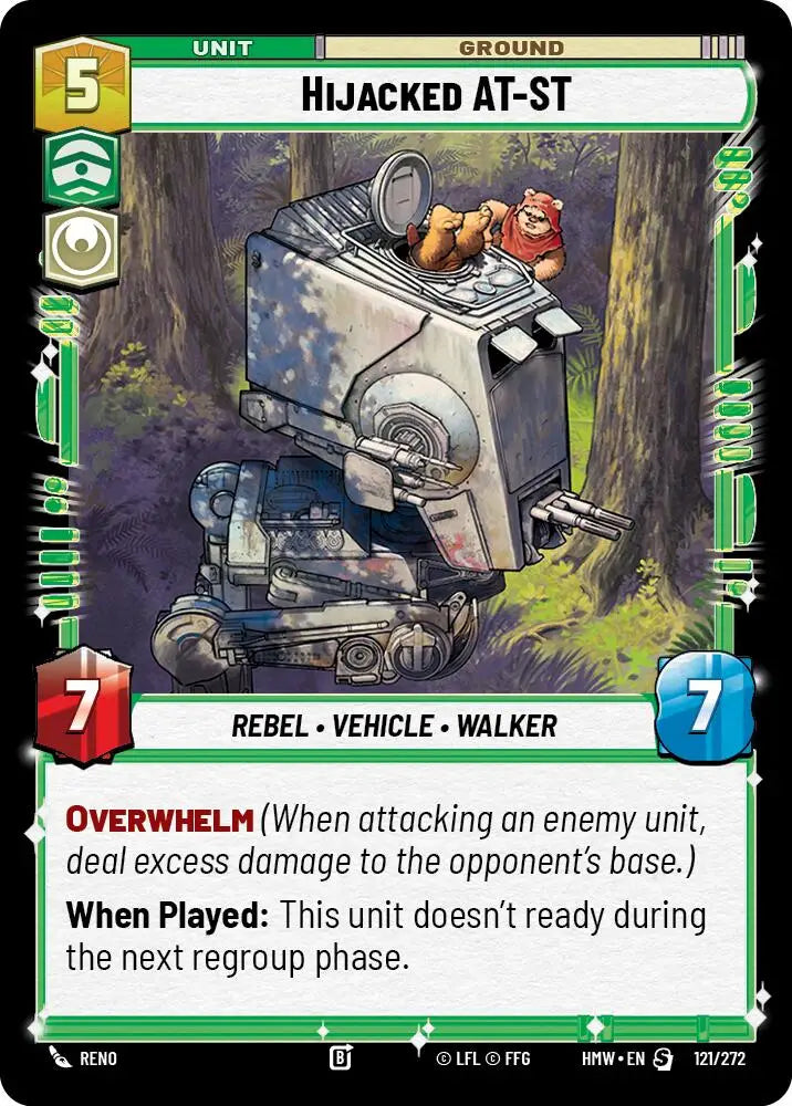 Hijacked AT-ST (121/272) [Homeworlds]