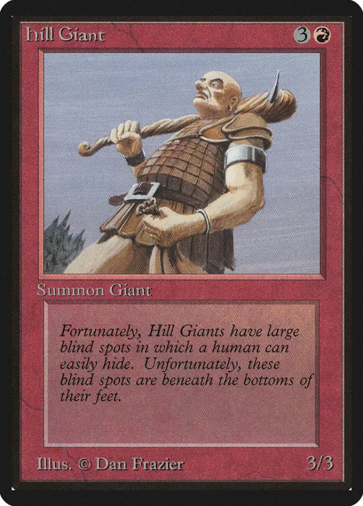 Hill Giant [Beta Edition] - MTG Single