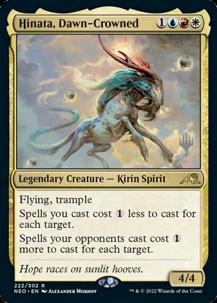 Hinata Dawn-Crowned (Promo Pack) [Kamigawa: Neon Dynasty Promos] - MTG Single