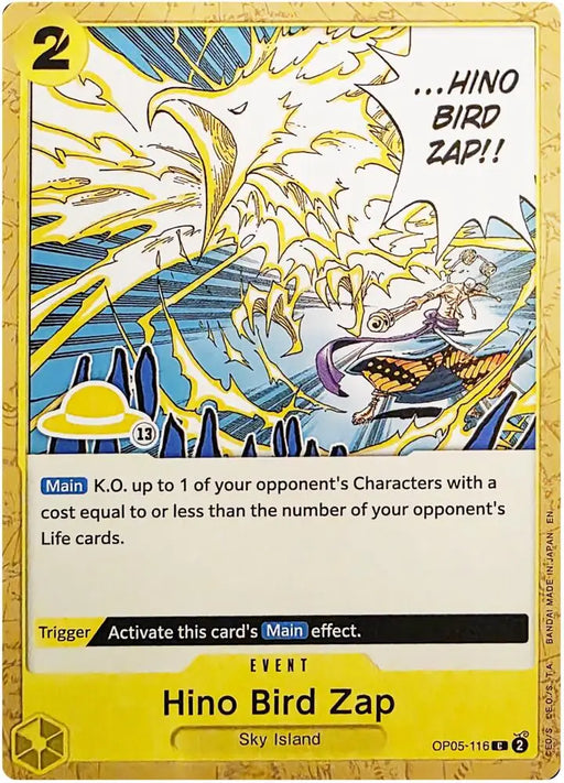 Hino Bird Zap (Luffy Deck) (OP05-116) [Set Sail Deck Set]