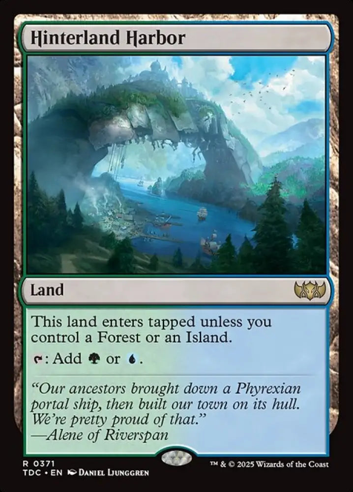Hinterland Harbor (371) [Tarkir: Dragonstorm Commander]