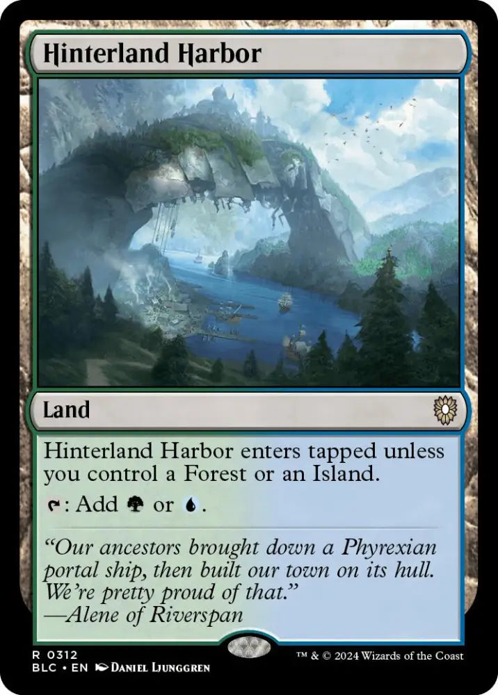 Hinterland Harbor [Bloomburrow Commander] - MTG Single
