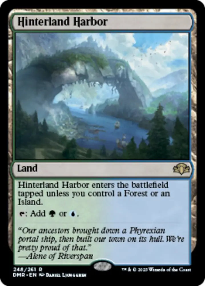 Hinterland Harbor [Dominaria Remastered] - MTG Single