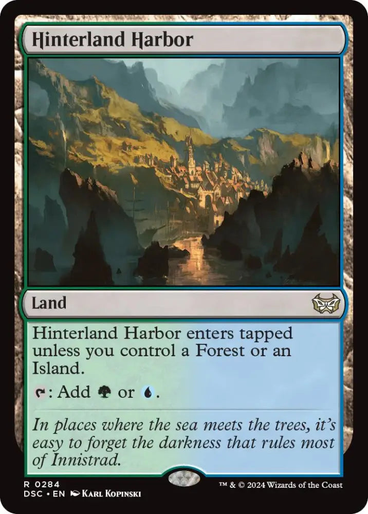 Hinterland Harbor [Duskmourn: House of Horror Commander] - MTG Single