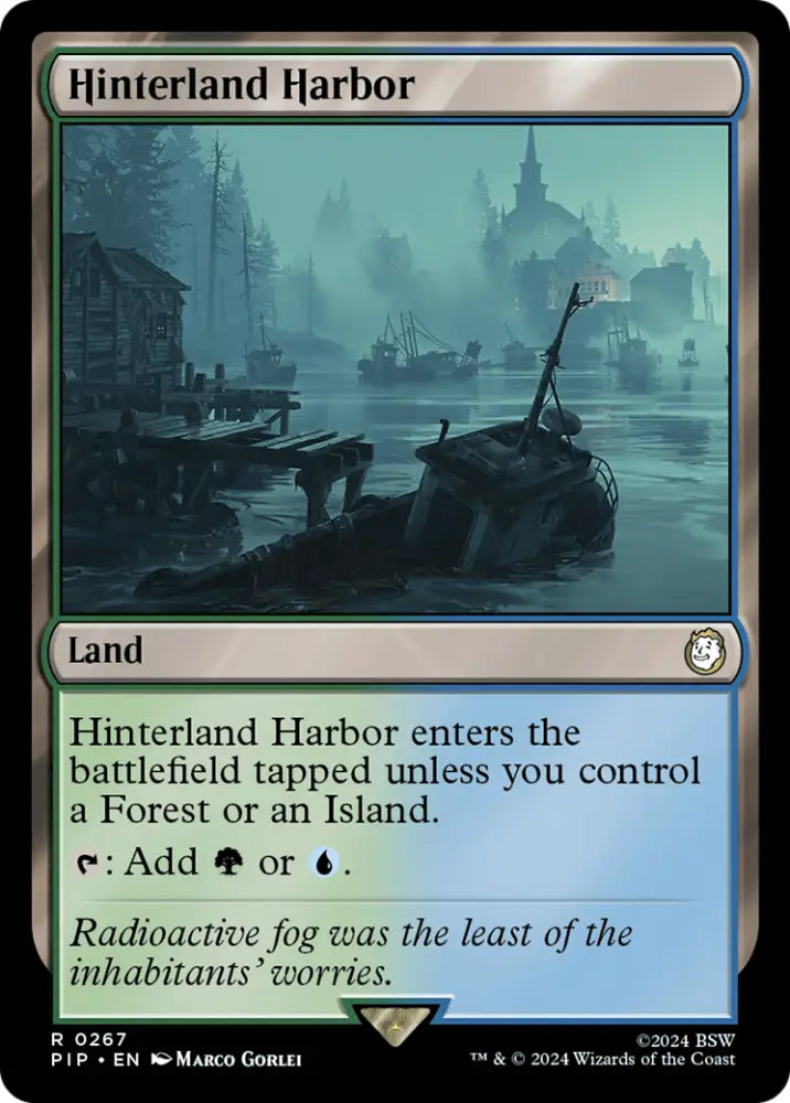 Hinterland Harbor [Fallout] - MTG Single