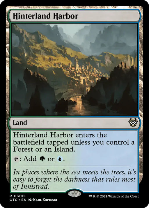 Hinterland Harbor [Outlaws of Thunder Junction Commander] - MTG Single