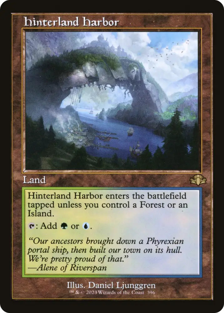 Hinterland Harbor (Retro) [Dominaria Remastered] - MTG Single