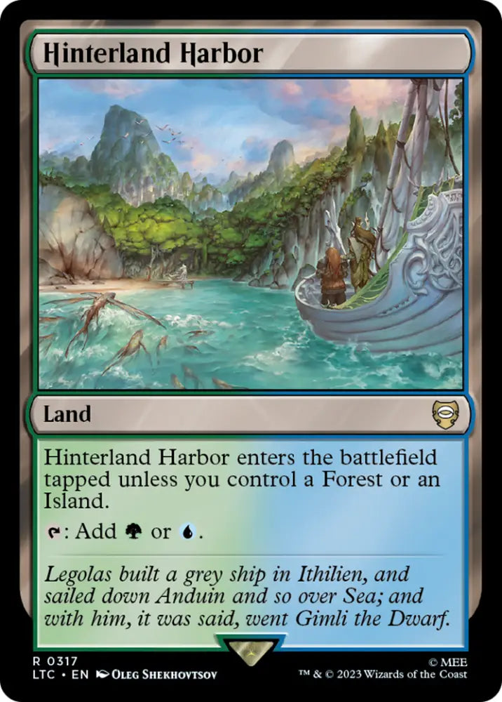 Hinterland Harbor [The Lord of the Rings: Tales of Middle-Earth Commander] - MTG Single