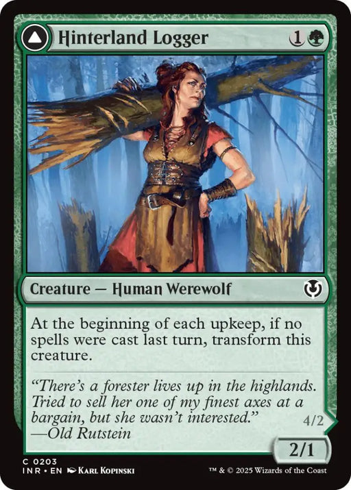 Hinterland Logger // Timber Shredder [Innistrad Remastered] - MTG Single