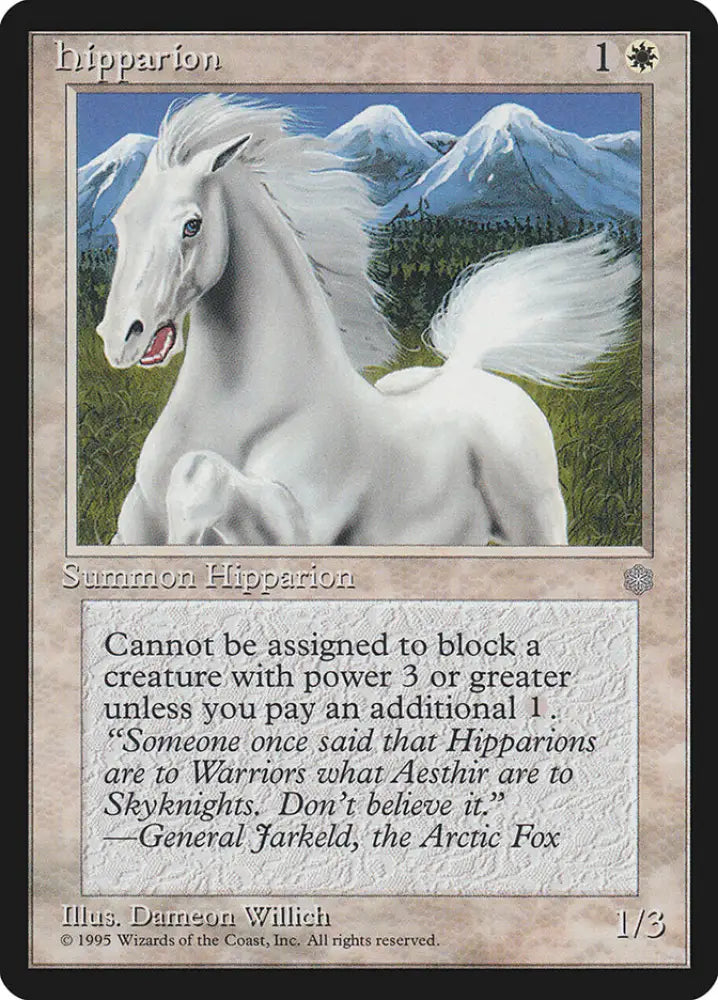 Hipparion [Ice Age] - MTG Single