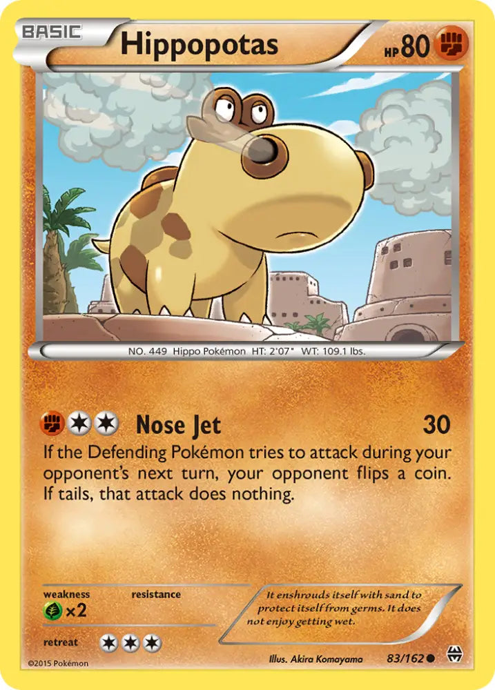 Hippopotas (83/162) [XY: BREAKthrough] - Pokemon Single