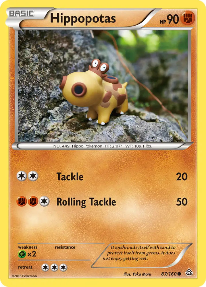 Hippopotas (87/160) [XY: Primal Clash] - Pokemon Single