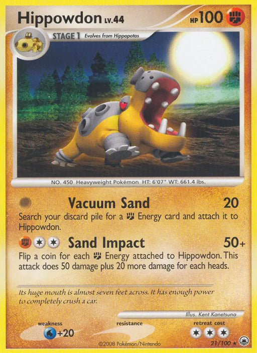 Hippowdon (21/100) [Diamond & Pearl: Majestic Dawn] - Pokemon Single