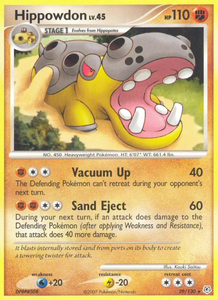 Hippowdon (29/130) [Diamond & Pearl: Base Set] - Pokemon Single