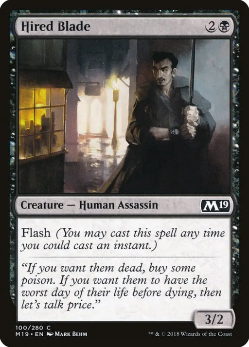 Hired Blade [Core Set 2019] - MTG Single