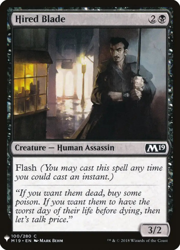 Hired Blade [Mystery Booster] - MTG Single