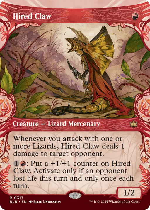 Hired Claw (Showcase) [Bloomburrow] - MTG Single
