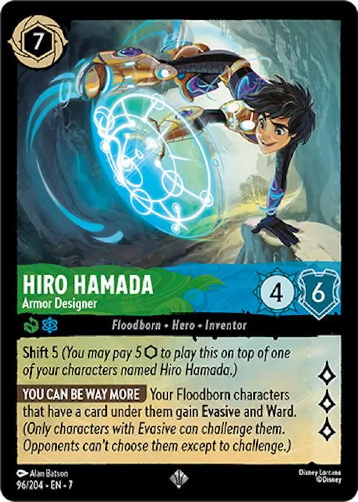 Hiro Hamada - Armor Designer (96/204) [Archazia’s Island] - Lorcana Single