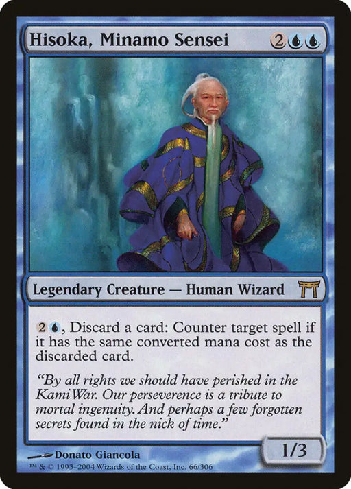 Hisoka Minamo Sensei [Champions of Kamigawa] - MTG Single