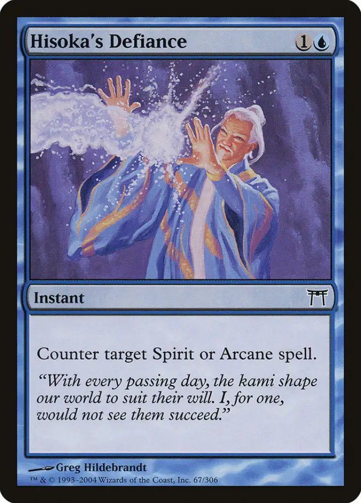 Hisoka’s Defiance [Champions of Kamigawa] - MTG Single