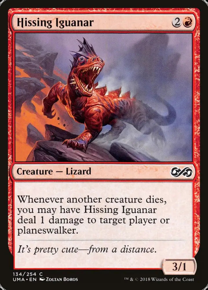Hissing Iguanar [Ultimate Masters] - MTG Single