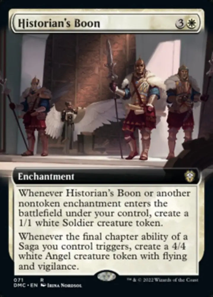 Historian’s Boon (Extended Art) [Dominaria United Commander] - MTG Single
