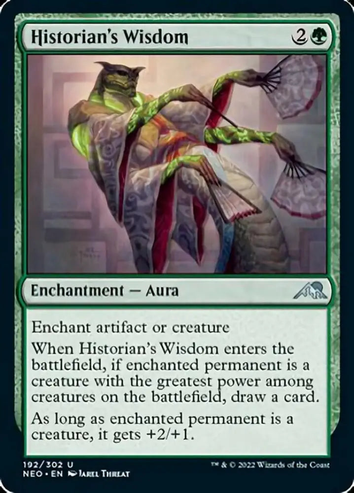 Historian’s Wisdom [Kamigawa: Neon Dynasty] - MTG Single