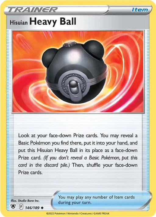 Hisuian Heavy Ball (146/189) [Sword & Shield: Astral Radiance] - Pokemon Single