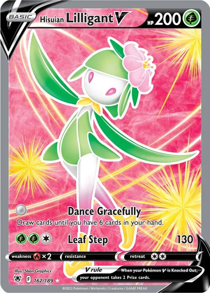 Hisuian Lilligant V (162/189) [Sword & Shield: Astral Radiance] - Pokemon Single