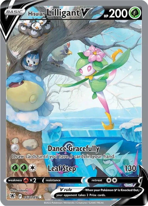 Hisuian Lilligant V (163/189) [Sword & Shield: Astral Radiance] - Pokemon Single