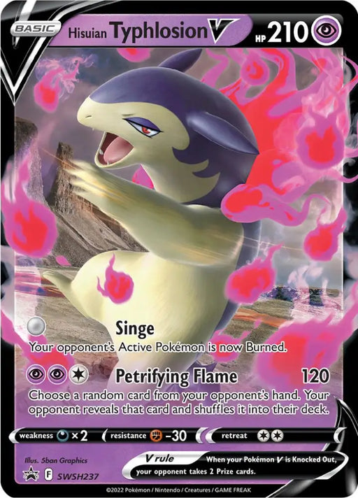 Hisuian Typhlosion V (SWSH237) [Sword & Shield: Black Star Promos] - Pokemon Single