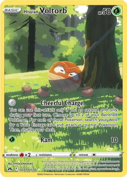 Hisuian Voltorb (GG01/GG70) [Sword & Shield: Crown Zenith] - Pokemon Single