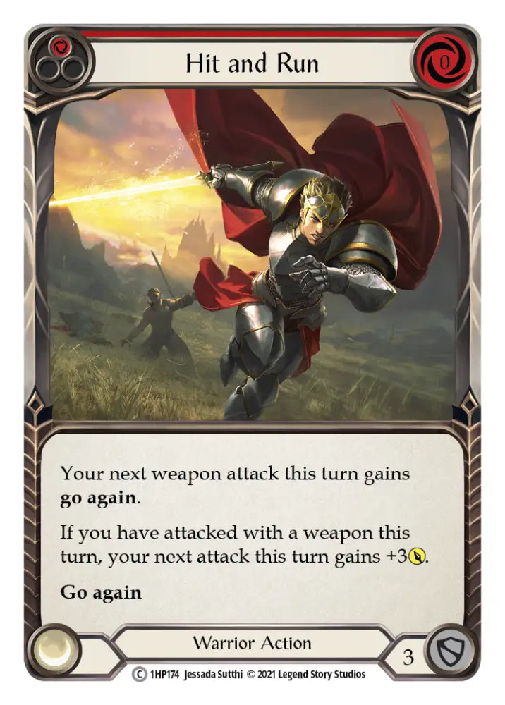 Hit and Run (Red) [1HP174] (History Pack 1) - Flesh And Blood Single