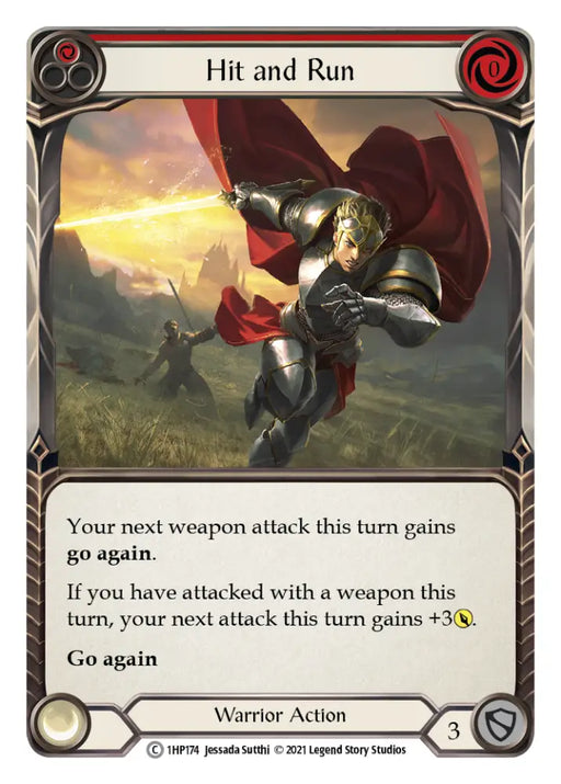 Hit and Run (Red) [1HP174] (History Pack 1) - Flesh And Blood Single