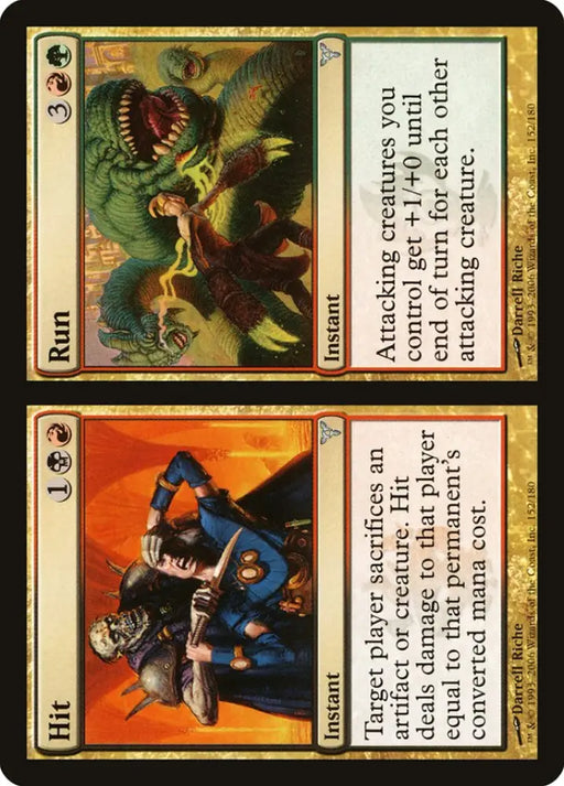 Hit // Run [Dissension] - MTG Single